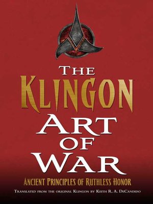 cover image of The Klingon Art of War